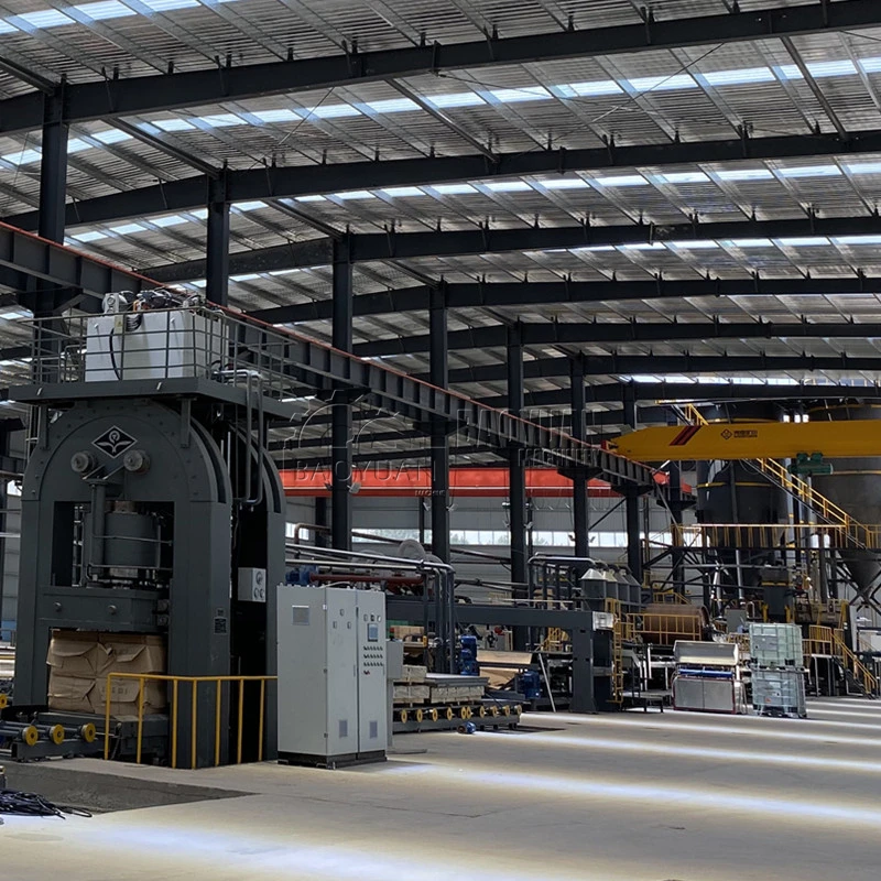 fiber cement facade panel making machine