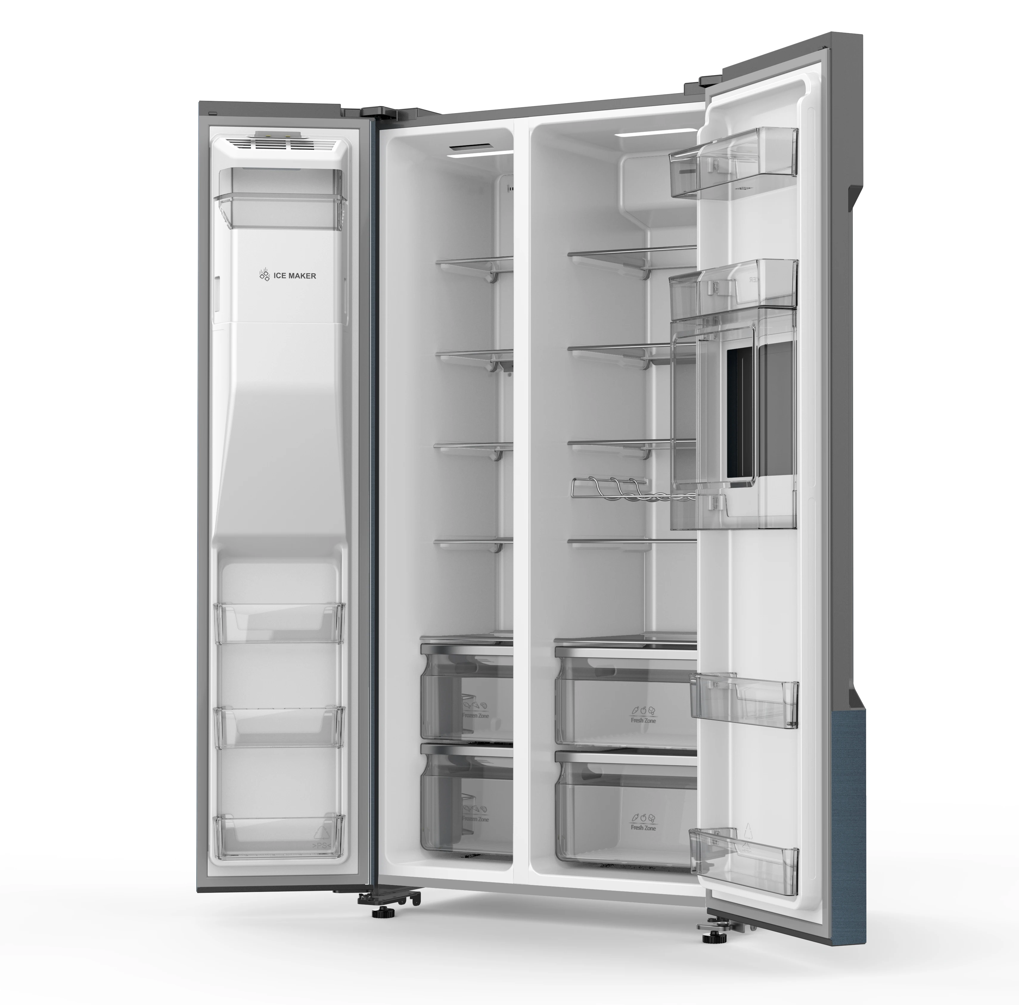 Бытовой бок не требует разморозки диспенсер для воды холодильник без