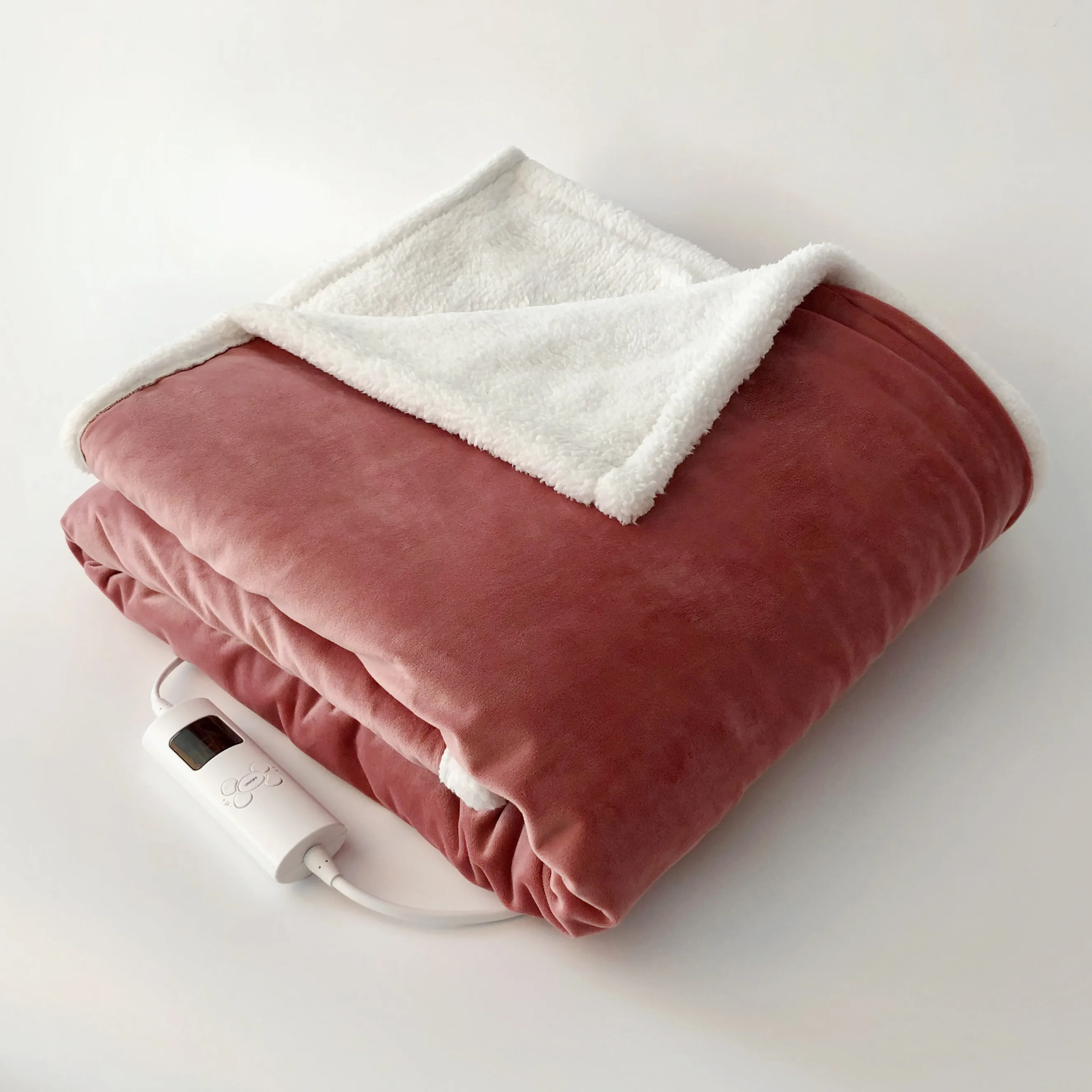 Лидер продаж, сертифицированное флисовое электрическое одеяло с расширенным контроллером