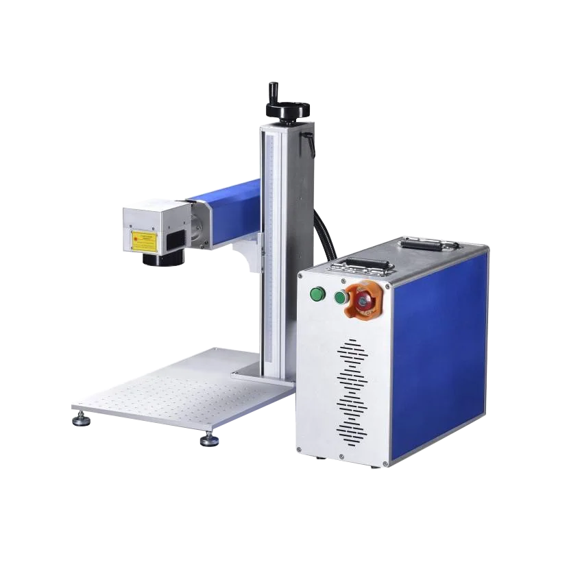 Split Portable JPT Max Raycus 20W 30W 50W Fiber Laser Marking Machine  Metal  Fiber Laser Engraving Machine