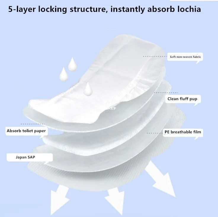 maternity sanitary napkins postpartum month women puerperium postpartum large lochia long pad incontinence