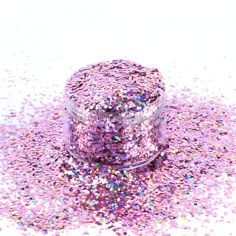 Wholesale Bulk High Sparkling Solvent Resistant Holographic Glitter Powder For Resin Craft Nail
