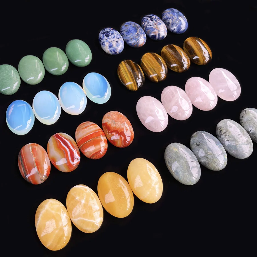 Wholesale Meditation Oval Amethyst Smooth Pocket Stone Crystal Massage Palm Mixed Crystal Quartz Palm Stone