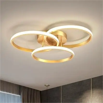 Romantic minimalist bedroom living room ceiling lamps modern fashion circle study bedroom dining room Aluminum led ceiling light