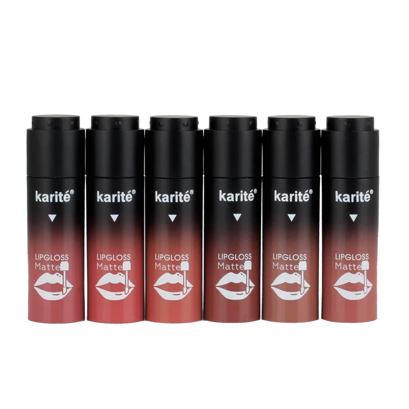 High quality cheap price matte lipstick waterproof lip gloss lipstick mette lip gloss set