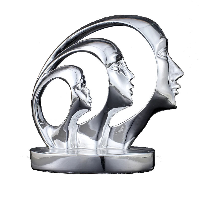 Manufacturers New Style Animal Folk Antique Home Decoration Business Gift Resin Face Art Craft