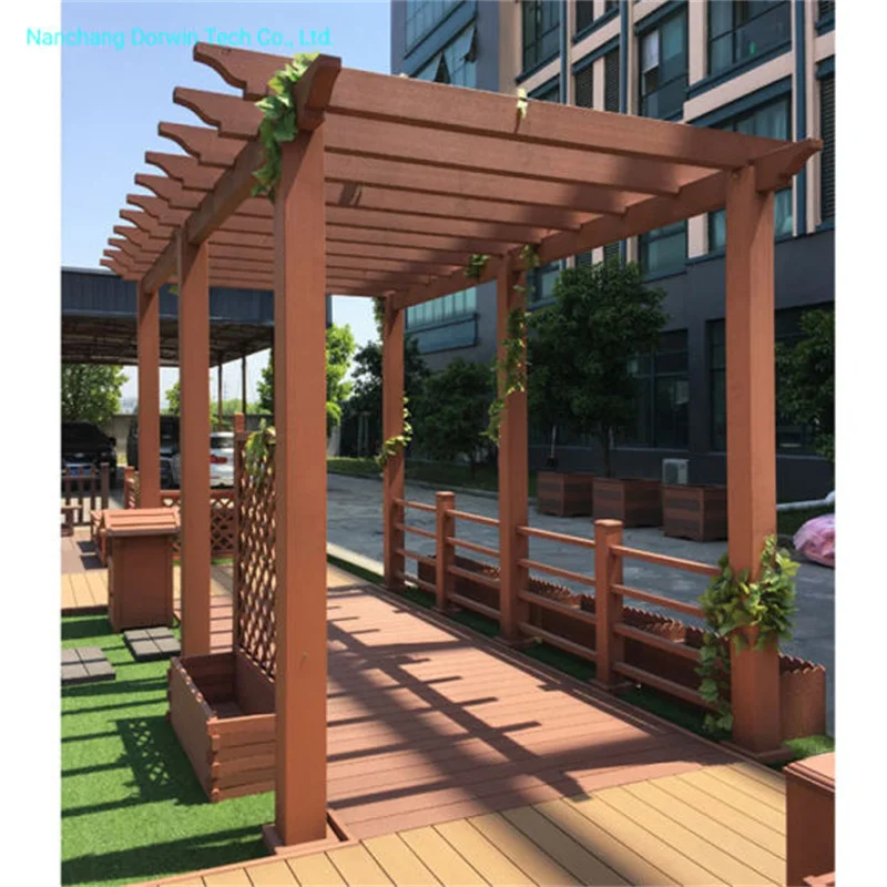 Deking For Outdoor Kit Antraciet High Quality WPC Pergola