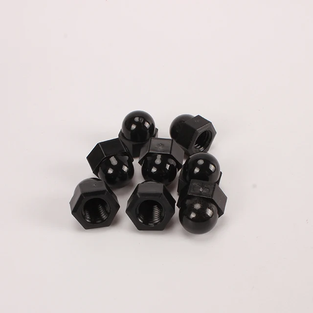 Wholesale High Quality Plastic Polyamide Nylon Lock Nut PC PVC Nut Pa66 White/Black Plastic Hexagon Nut
