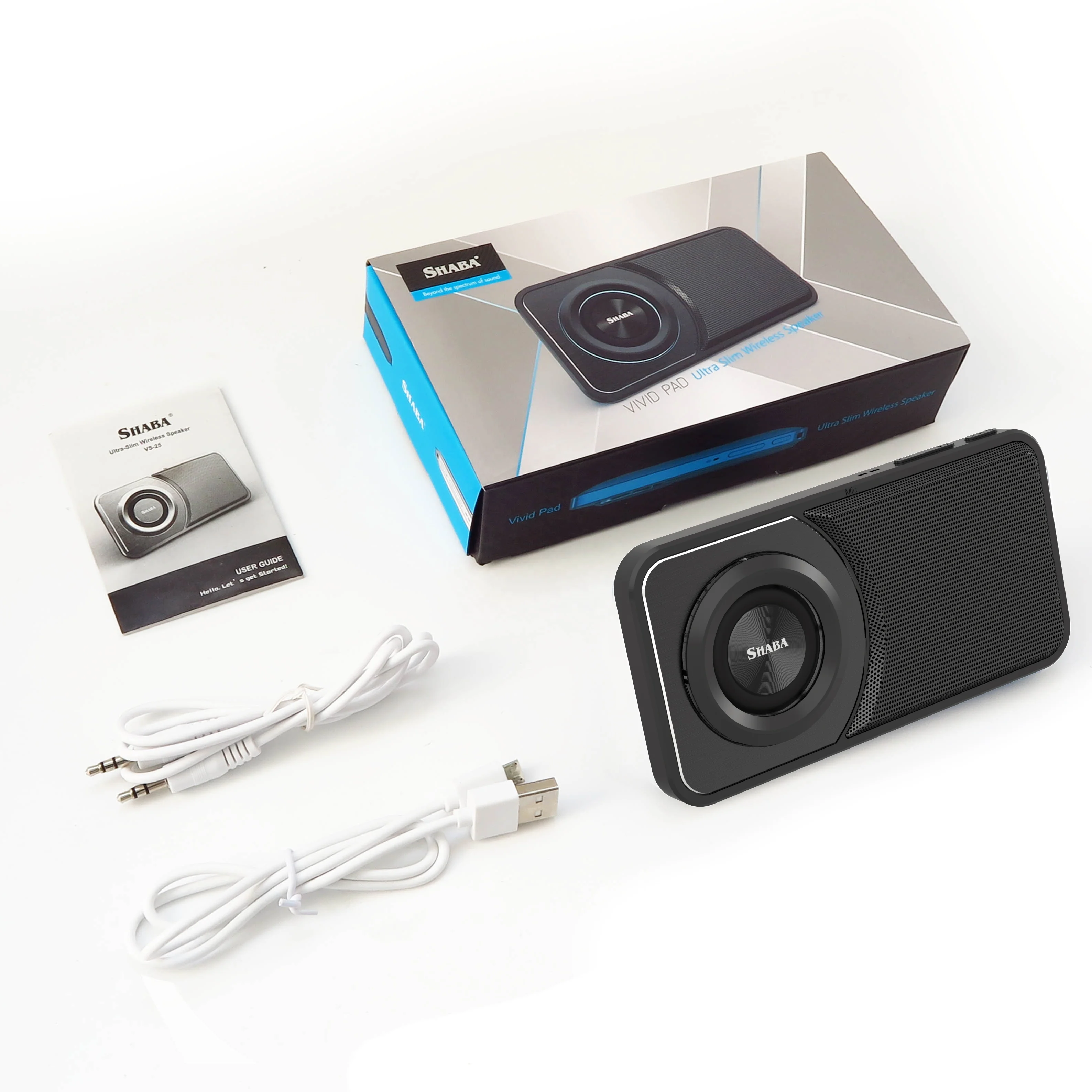 VS-25 Floorstanding Subwoofer Smart Audio Stereo Portable Car Bluetooth Mini DJ Wireless Bluetooth Speaker