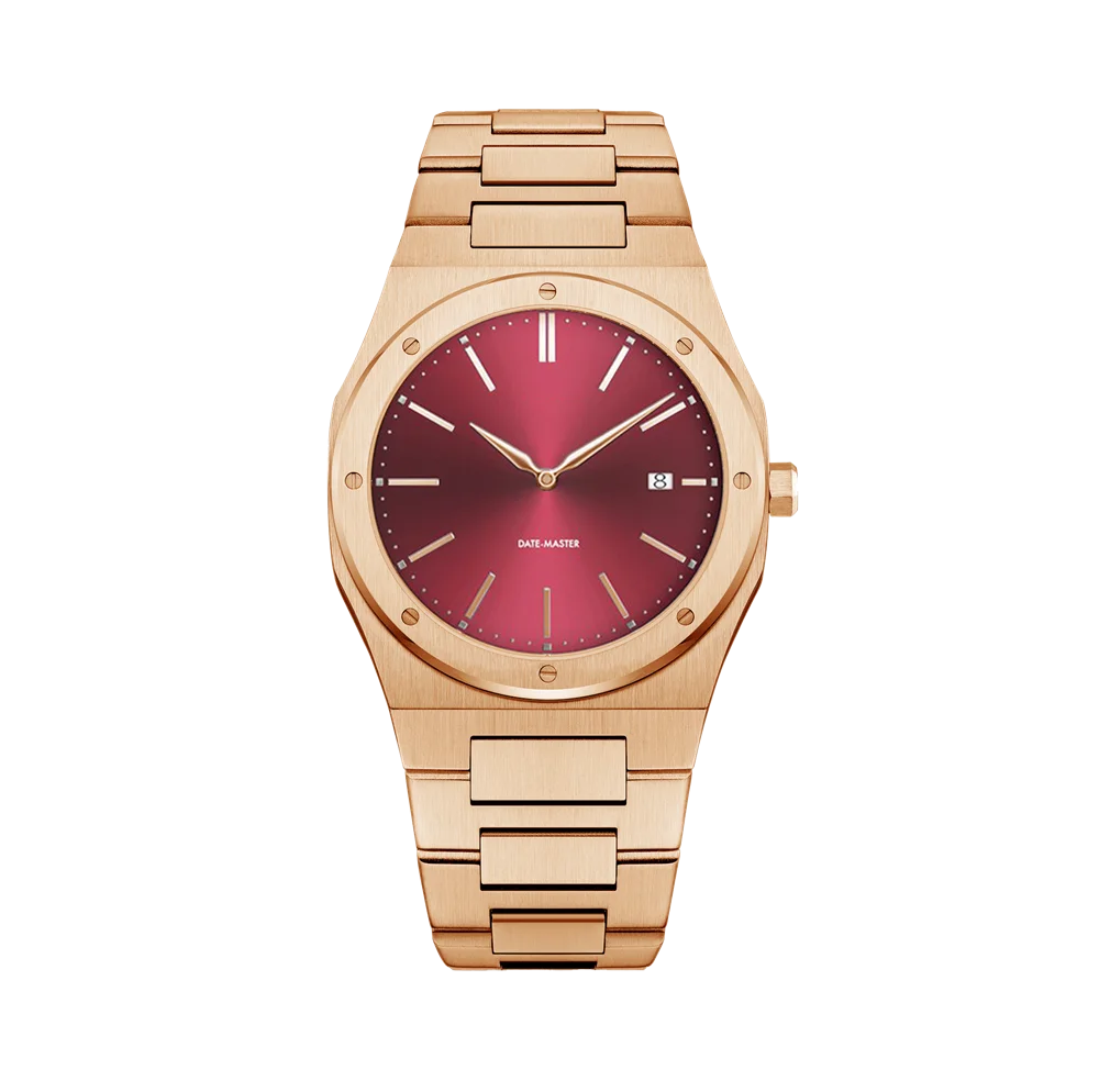 Luxury Fashion Brand Ladies Latest Simple Style Rose Gold Quartz Movt Orologi Personalizzati Stainless Steel Women Watches