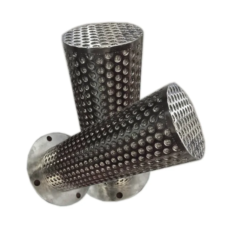 Ss 304 316L Stainless Steel Perforated Basket Strainer for water filter bucket