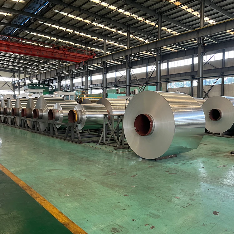 Factory Made Customized Food Grade Aluminum Foil 1235 8011 6 Micron Paper Jumbo Coil Aluminum Foil Rolls Price