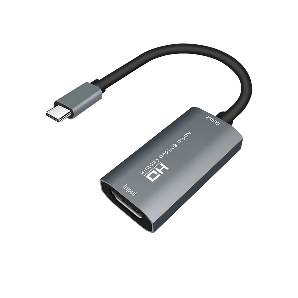 
HD/F to Type C/M audio video usb-c capture card for recording HD camera video 