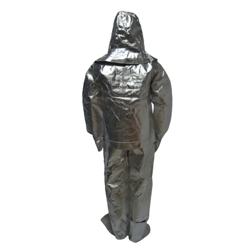 
Thermal Radiation Firefighter Uniform Thermal Radiation Fire Proximity Suit Aluminium Foil Firefighting Suit 