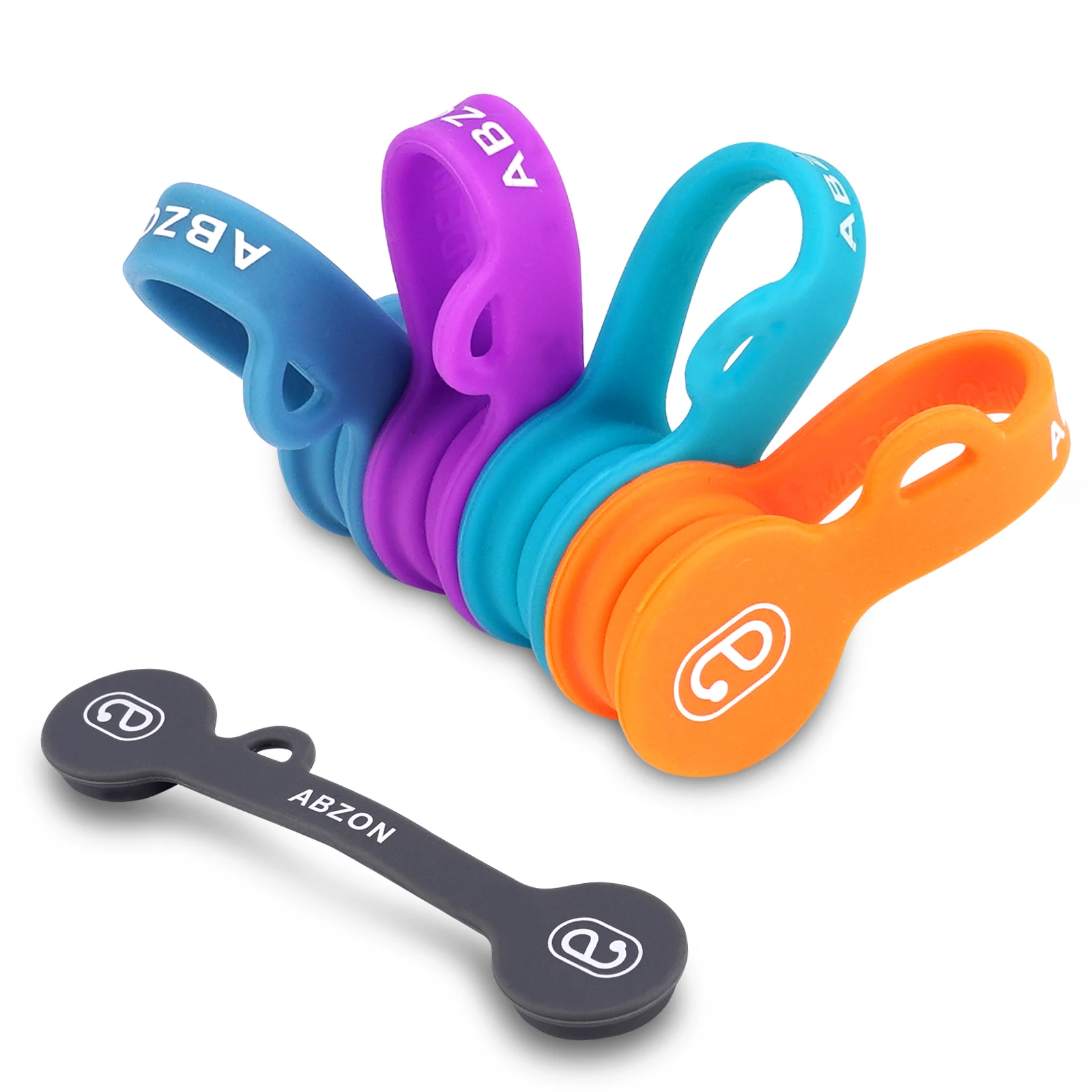 Cable Organizer Wire Winder Storage Holder Silicone Protector Management Cable Clips