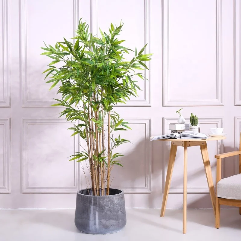 140cm Home decorative lucky artificial bamboo tree plant 7086