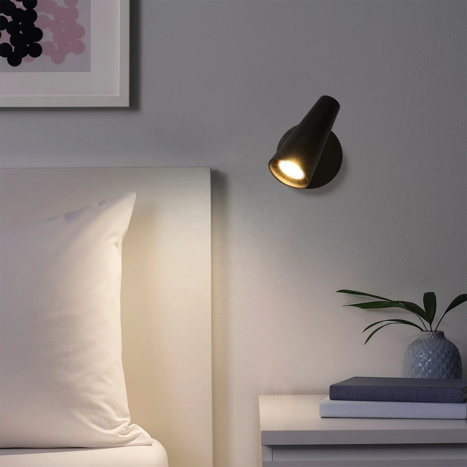 Savia Modern Spot Light Aluminium Led Gu10 Lamp Adjustable Wall Surface Mounted Spotlight Indoor Lighting