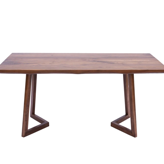 Плотная черная доска из орехового дерева с широкими краями, Офисная столешница, плита 30x48x1,75 дюйма