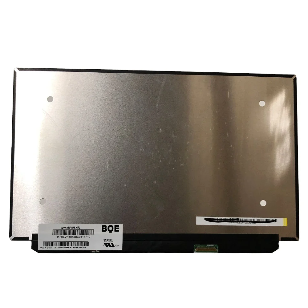 LED LCD 12.5 Slim IPS FHD short frame Laptop Screen NV125FHM-N82 N73