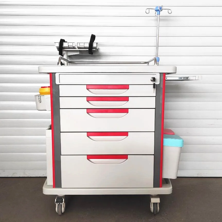 KN-J101 Hospital ABS Emergency Trolley For Emergency Room