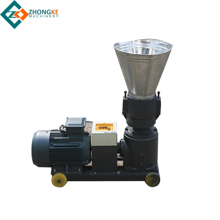 tractor type jinan 1 ton wood chips feed pellet press mill