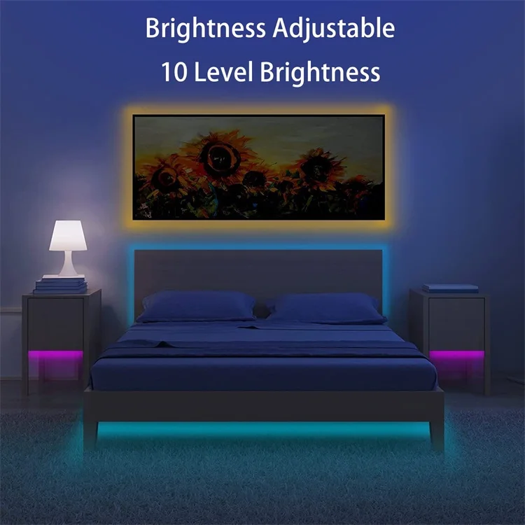 2m 5m 10m RGB flex usb smart led light strip 5050 remote bluetooth music sync color changing tv party decoration led strip light