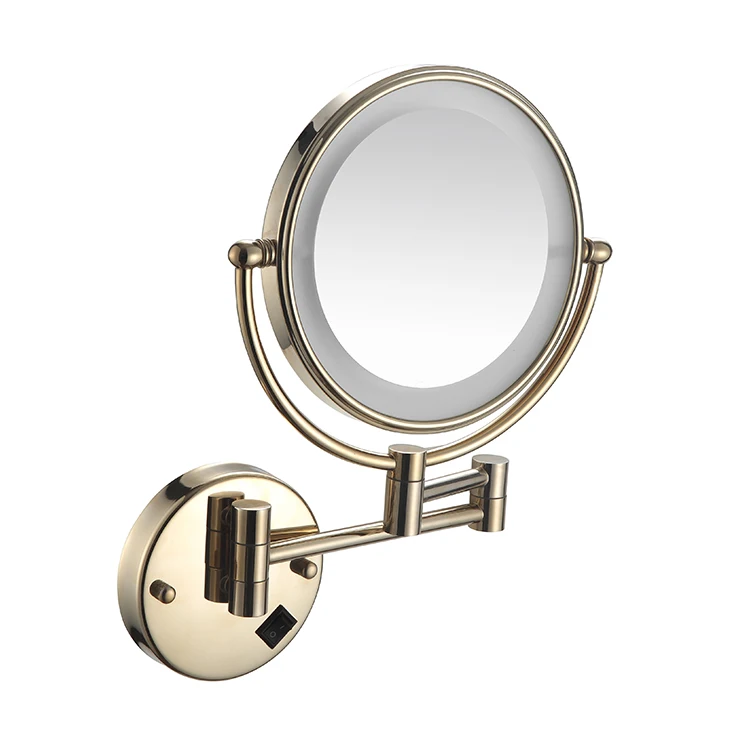 KAIIY LED Mirror China Supplier Modern Stainless Steel Wall Mounted Bathroom Accessories Bath Mirror