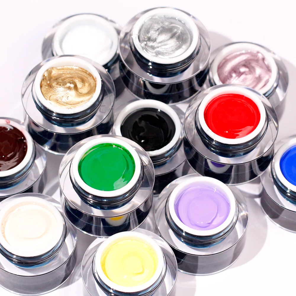 Painting Gel Professional Nail Paint Gel 10ml High Quality Private Label UV Nail Art Drawing Painting Gel