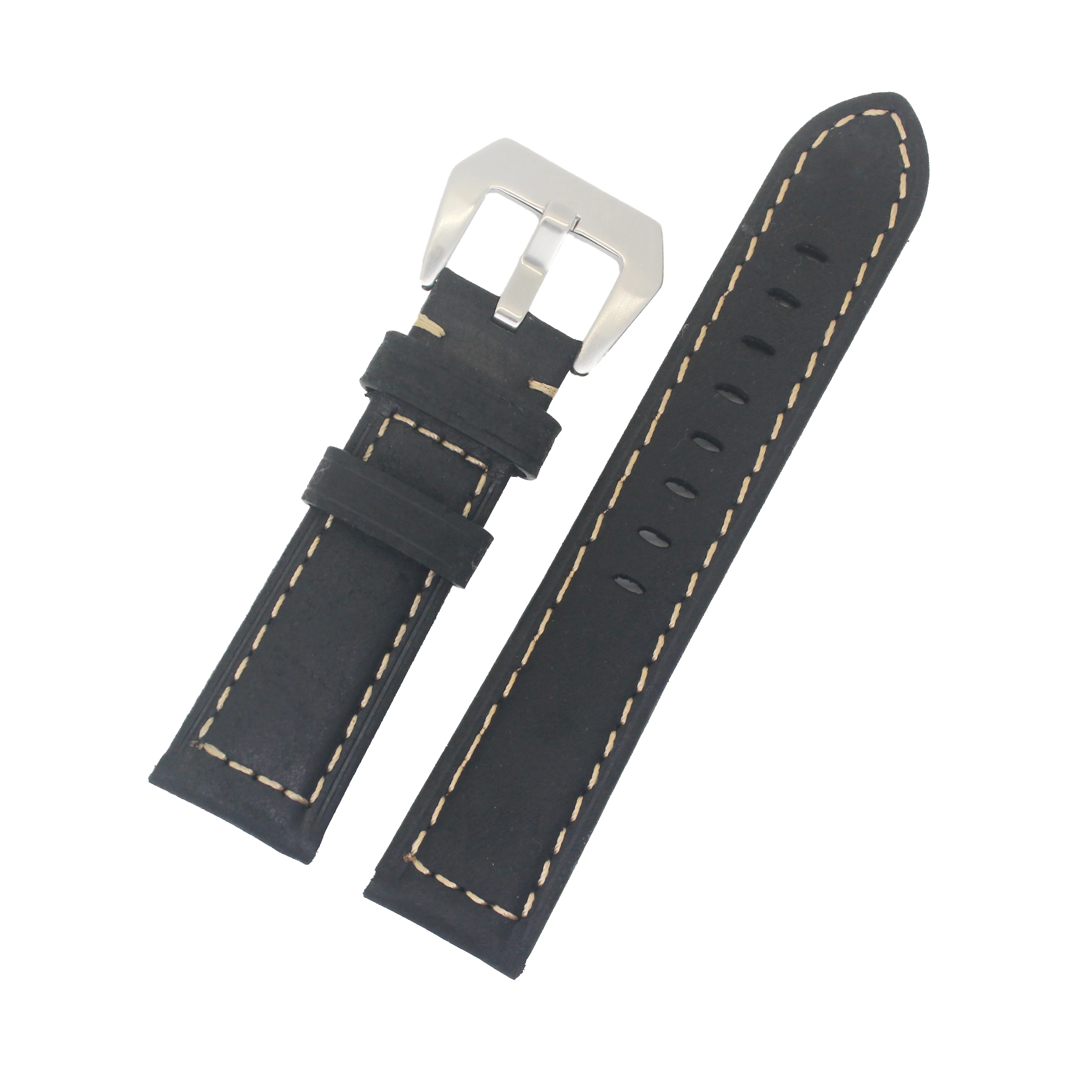 
Superior Qualified frosted watch with changeable genuine leather watch strap 