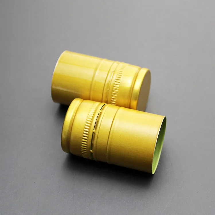 Hot Sale Custom Colour Closures Spirits Bottle Cap Vodka Bottle Lid Aluminum Ropp Screw Cap