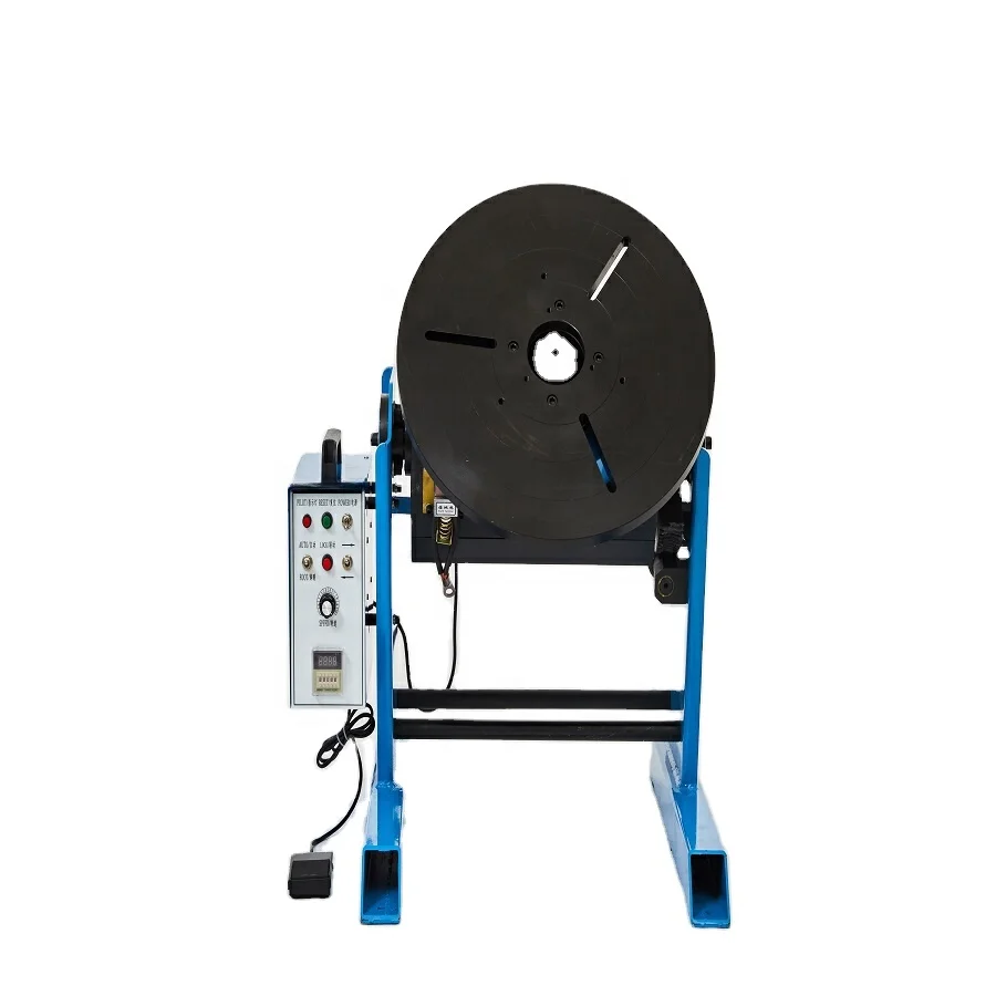 Hot Selling Welding Rotary Positioner 30kg With Pneumatic Tailstock Automatic Comfort Convenient Chuck Rotary Tilt Design