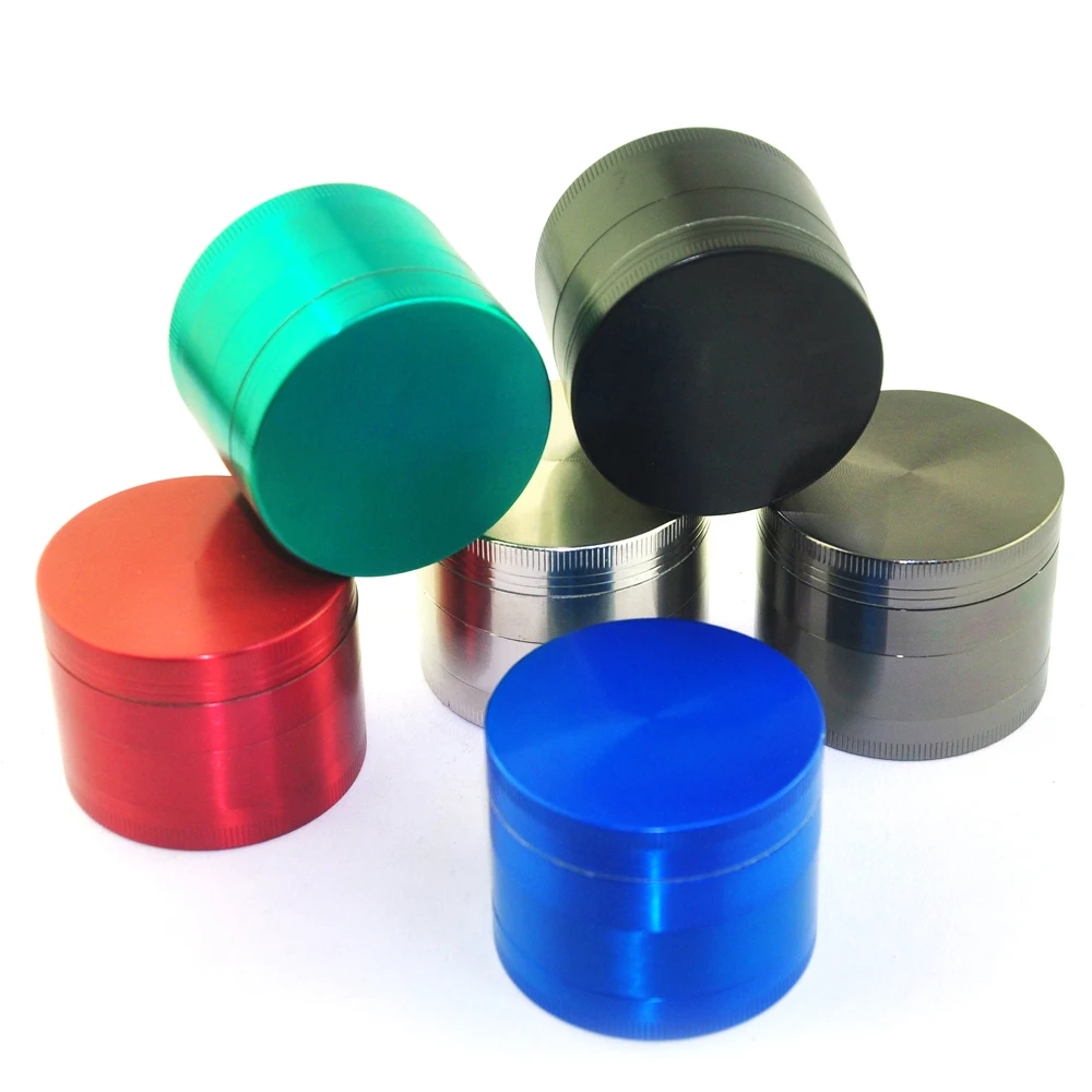 
Оптовая продажа красочный 4 слоев специи металла табак Новинка сорняков Точильщик сорняк изготовленным на заказ логосом, шлифовальная машина для травы 