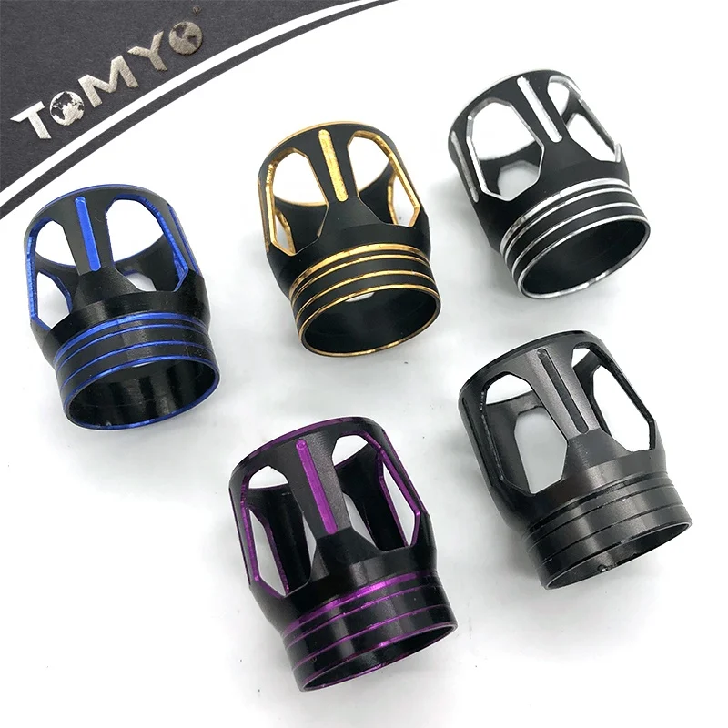 ToMyo Aluminum Part +3K Carbon+ Trim Ring For #16 Reel Seat Winding Check Decorative Rod FIshing Building Repair Components