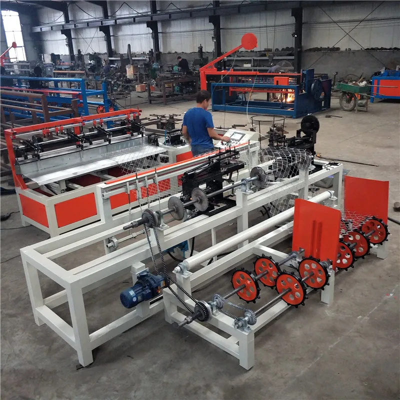 Factory Supplying Automated Full Automatic Gabion Chain Link Machine