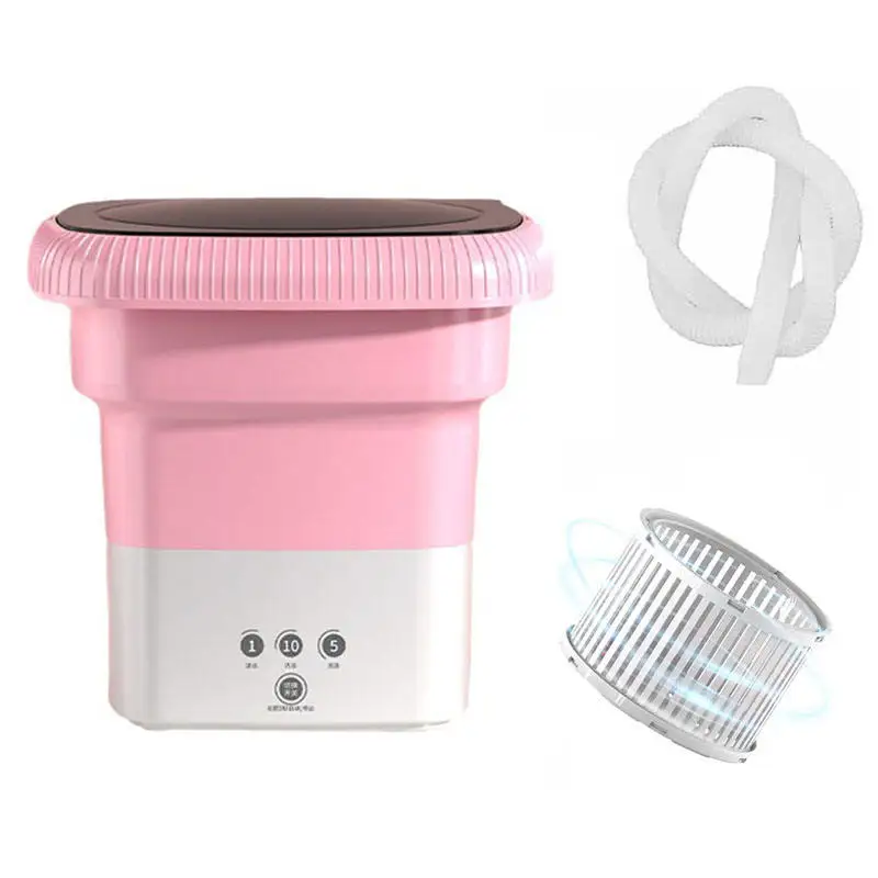 6.5L Electric Folding household clothes washer 6W Mini Washing Machine For Baby Clothes Underwear socks