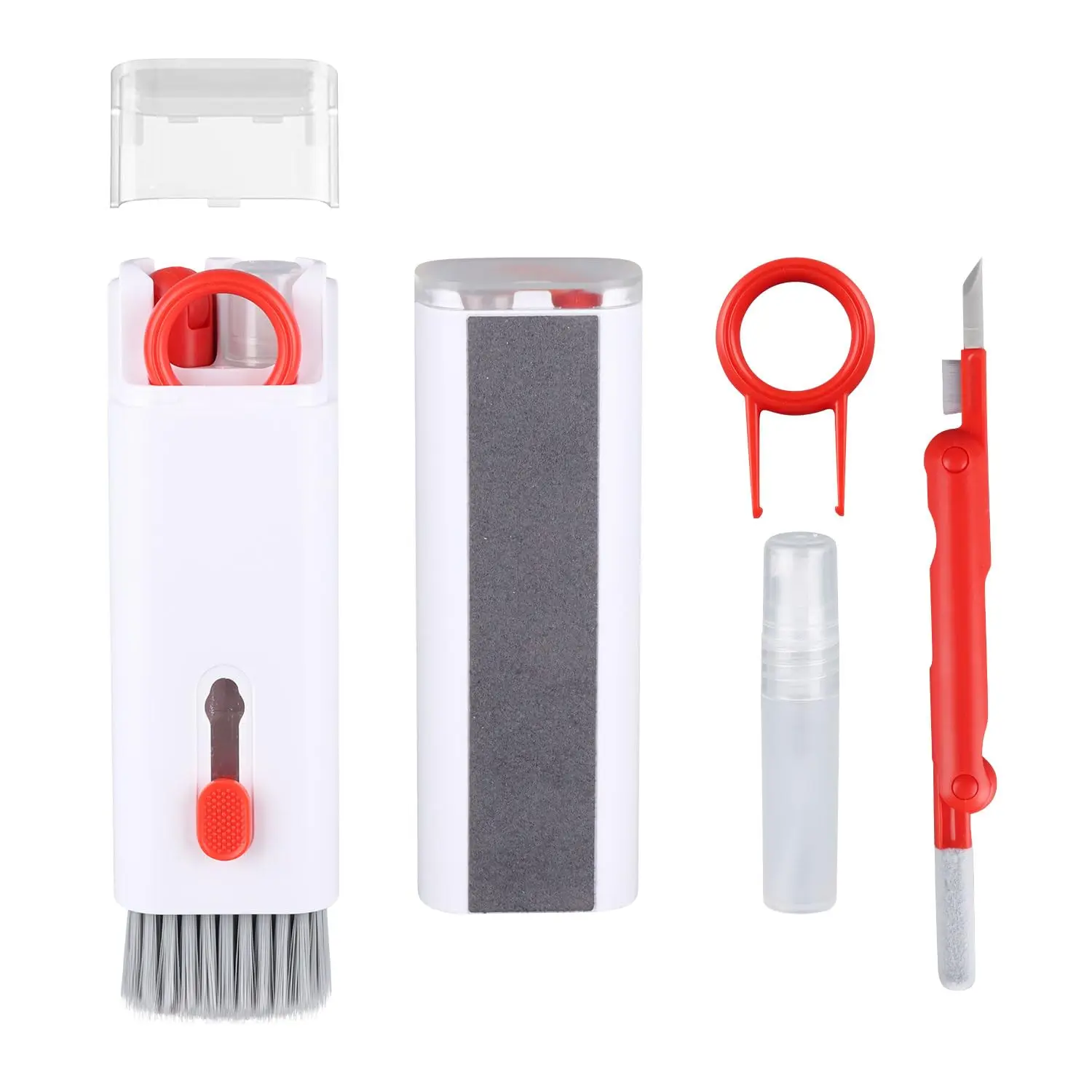 Portable Laptop Camera Lens Bluetooth Headset Multipurpose Soft Brush Multifunctional Keyboard Cleaner Brush Kit
