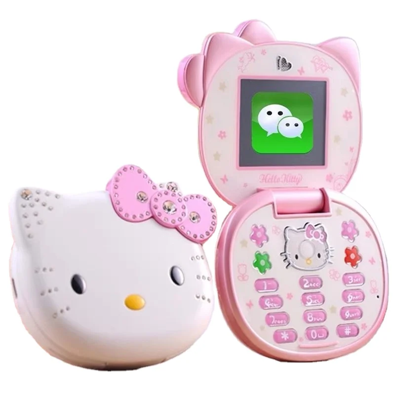 Новый 1,8 дюймовый четырехдиапазонный мобильный телефон Lucky c Mini Flip Cartoon K688