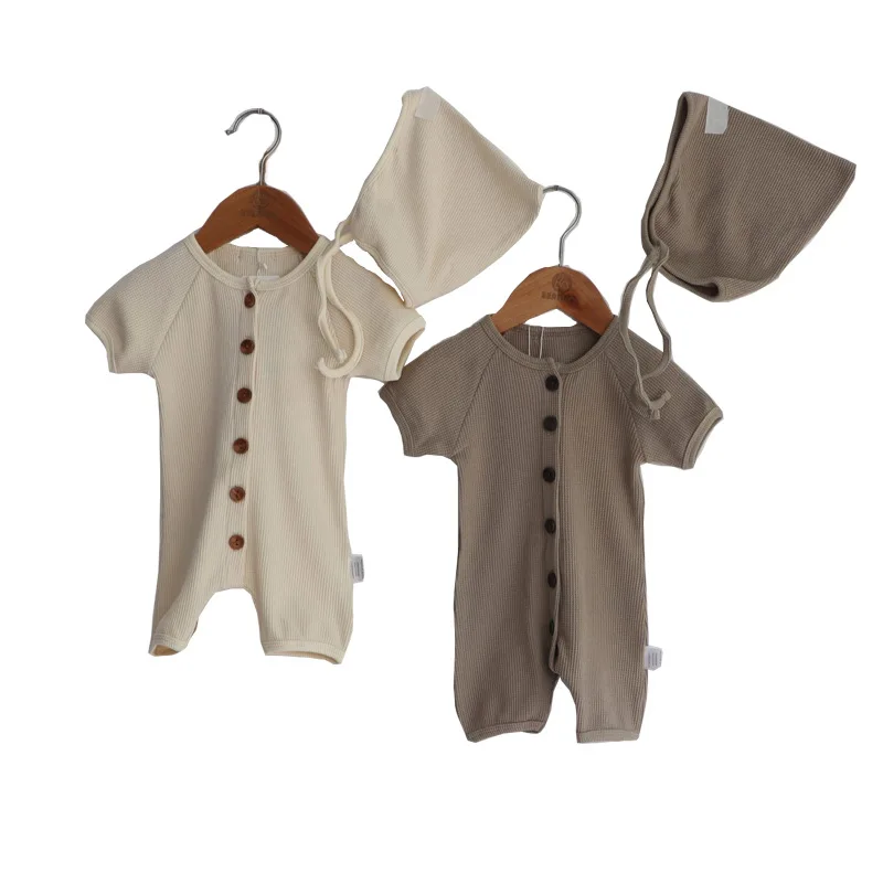 Stock Overruns surplus Apparel Branded other apparel bangladesh Summer Baby Clothes Newborn Girls Short Sleeve Cotton Rompers