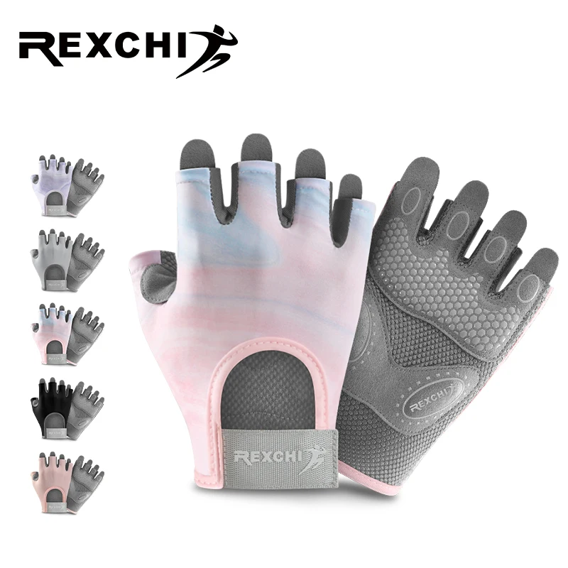 REXCHI XG66 индивидуальный логотип перчатки для тяжелой атлетики тренажерного зала мужчин и женщин доступны тренировок