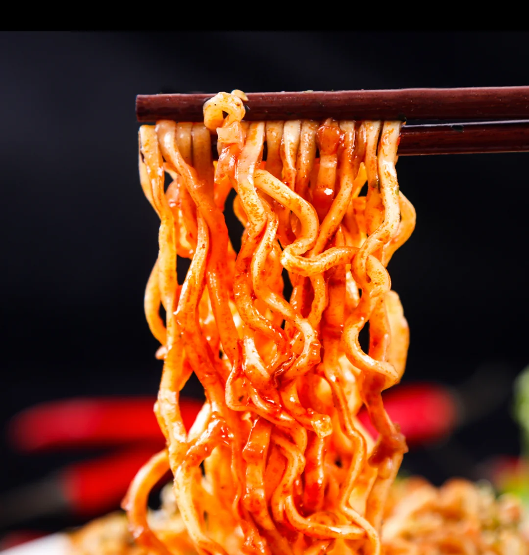 Free Sample 115g Korean Instant Food Super Spicy Turkey Noodles Handmade Fried Rice in Bulk Bag or instant noodles