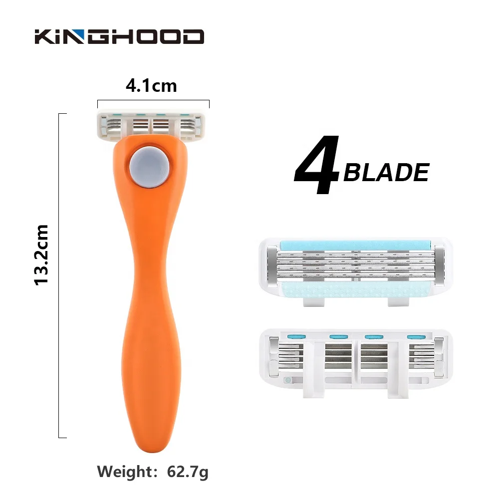 6 Blade Shaver Replacement Shave Knives Disposable Men Razors System Metal Shaver
