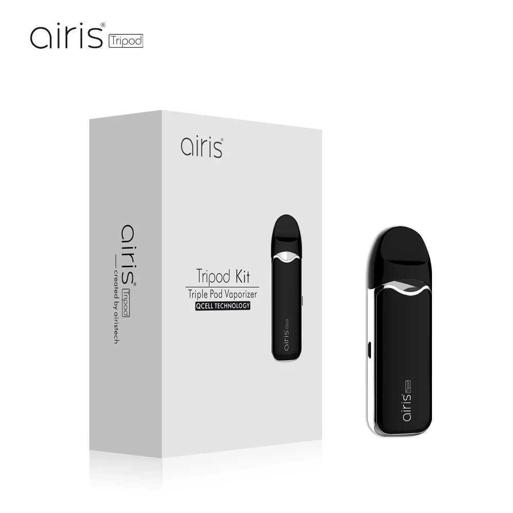 
Better airflow Airis Tripod 3 in 1 premium concentrate vaporizer cbd cartridges battery pod 