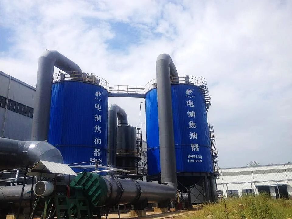 High voltage DC power supply captures tar, asphalt smoke, honeycomb structure vertical tower equipment