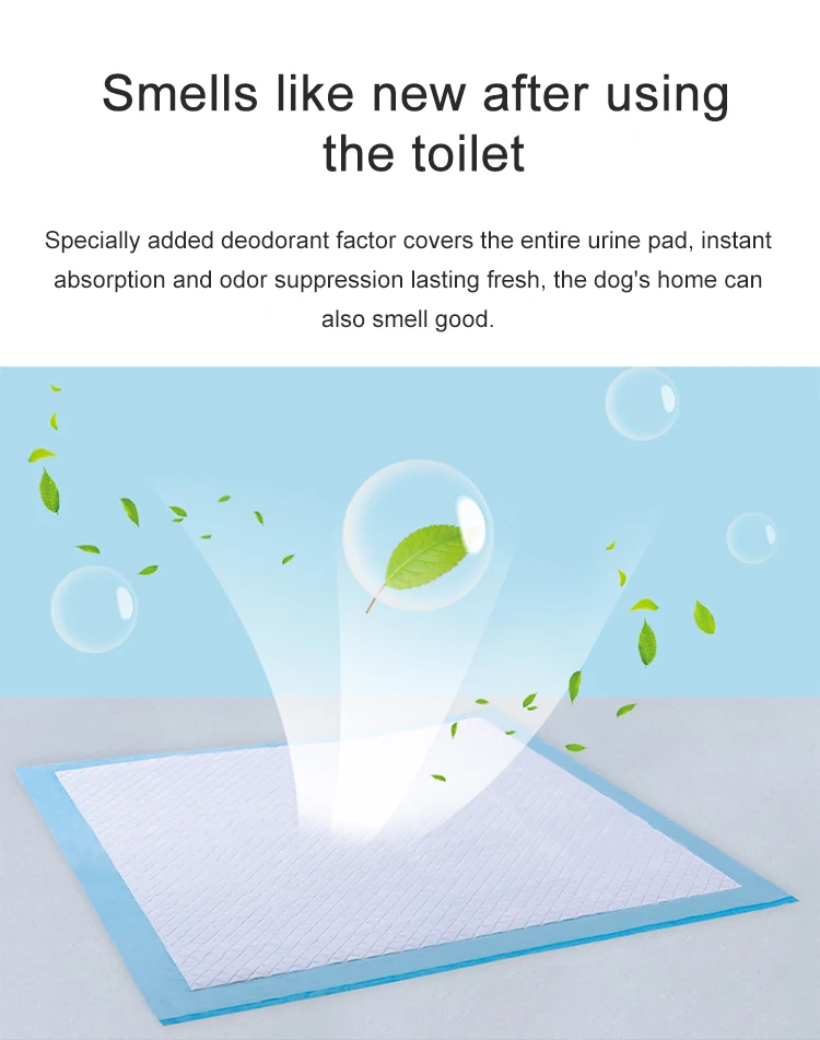
Hot Selling bamboo charcoal Indoor Disposable puppy pee pad Dog Toilet absorbent Training Pet Pee Pad dog wee pad 
