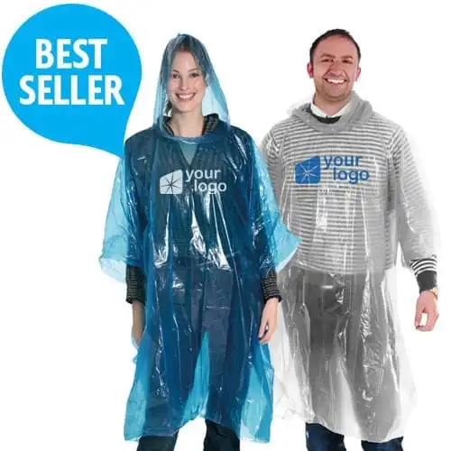 Waterproof Cheap PE Adult Men Transparent Custom Plastic Raincoat Disposable rain Poncho