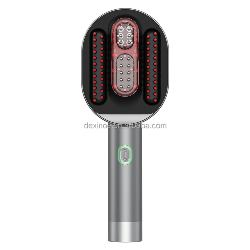 New Hair Growth Comb Red Light Therapy EMS High Frequency Vibration Scalp Massager comb Hair Growth Massage Comb