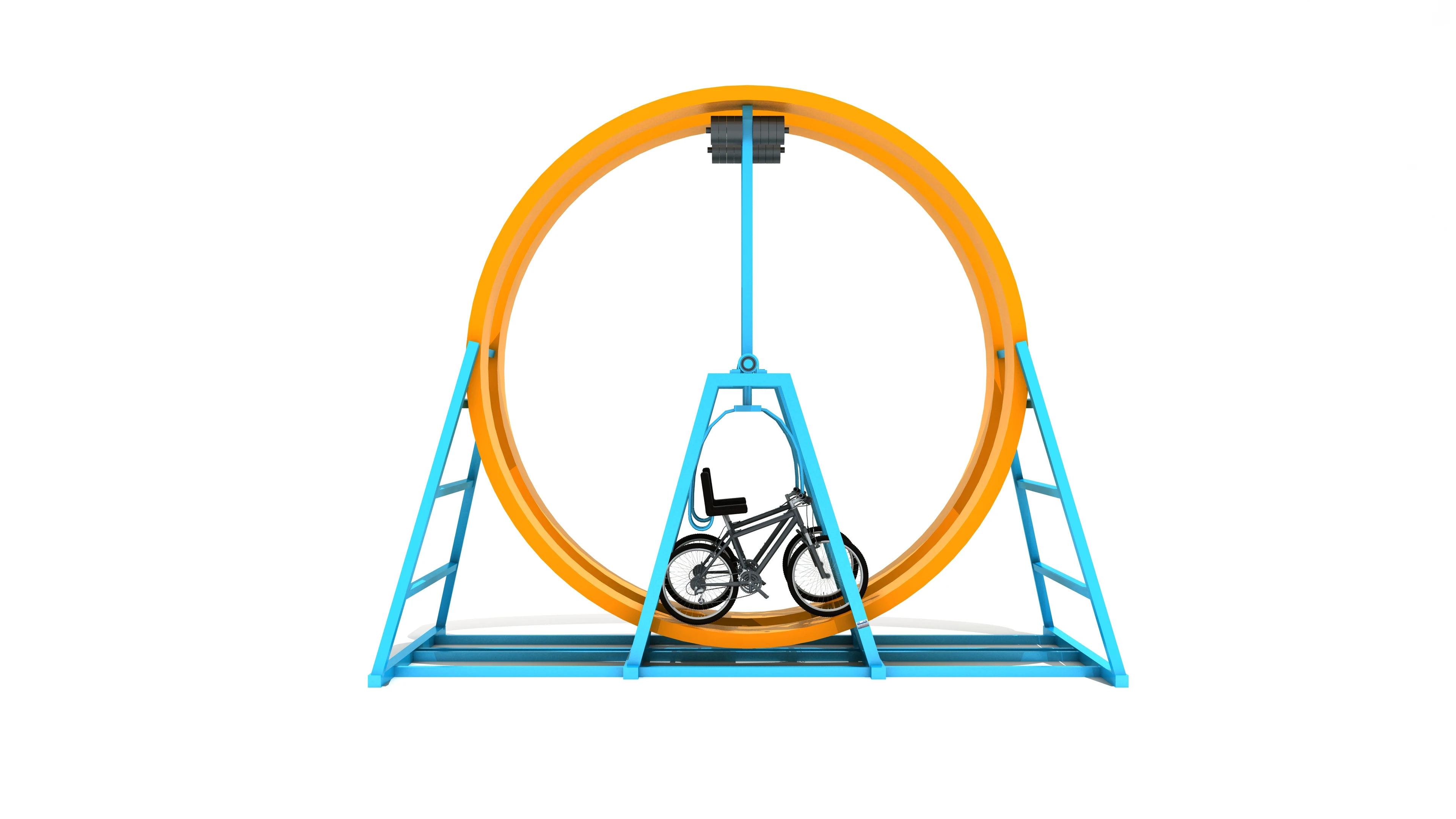 360 Degree Flying Bike for Outdoor Playground Amusement for Backyard Carnivals and Sale of Manpower Flying Bike Rides Equipment
