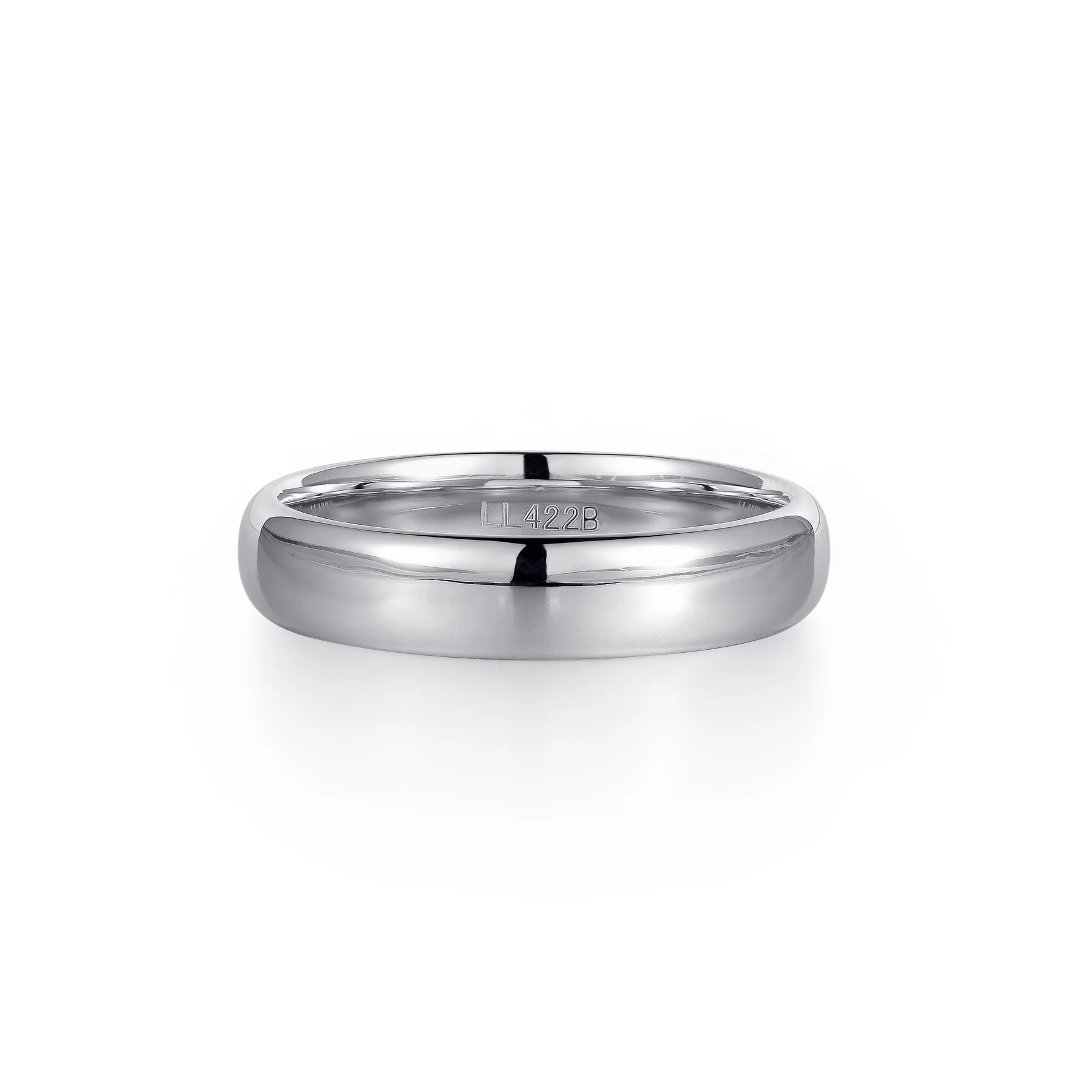 Wedding couple customized Letter Engraved gold ring 9k 14k 18k White gold rings women fine jewelry