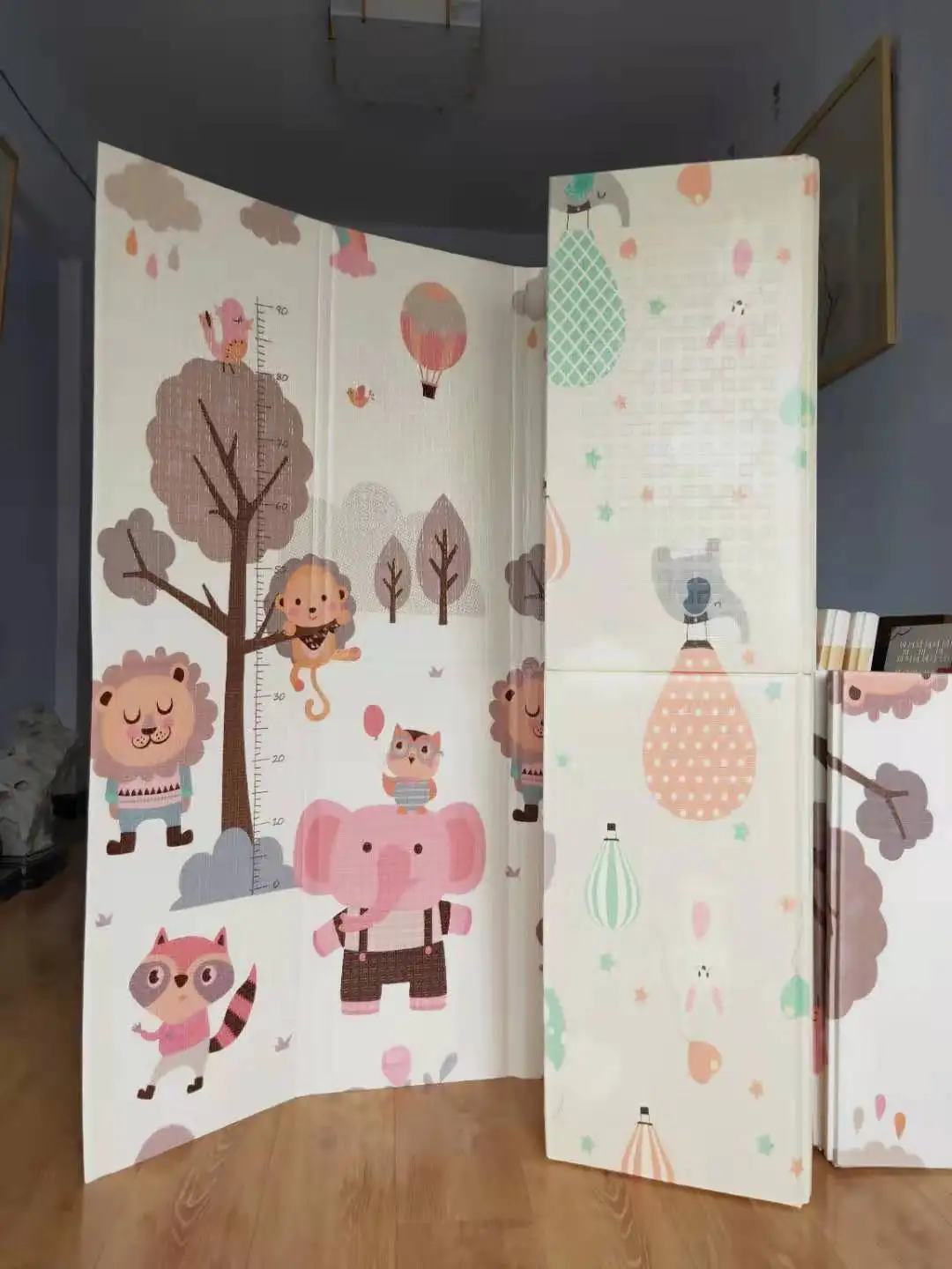 
Baby gym equipment multifunctional plush drawing mat for kids en71 