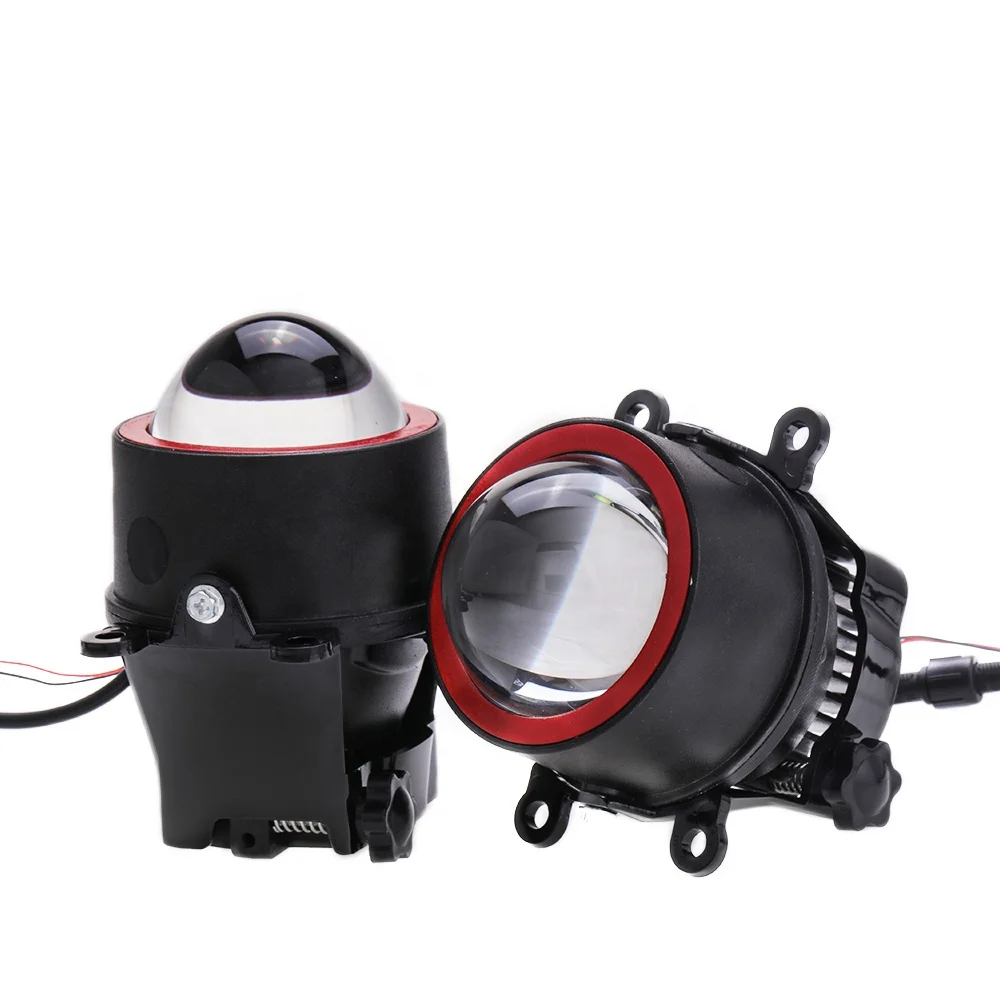 GPNE factory Fog Projector Lens 3000k 6000k  Universal Fog Lamp High and low beam projector lights
